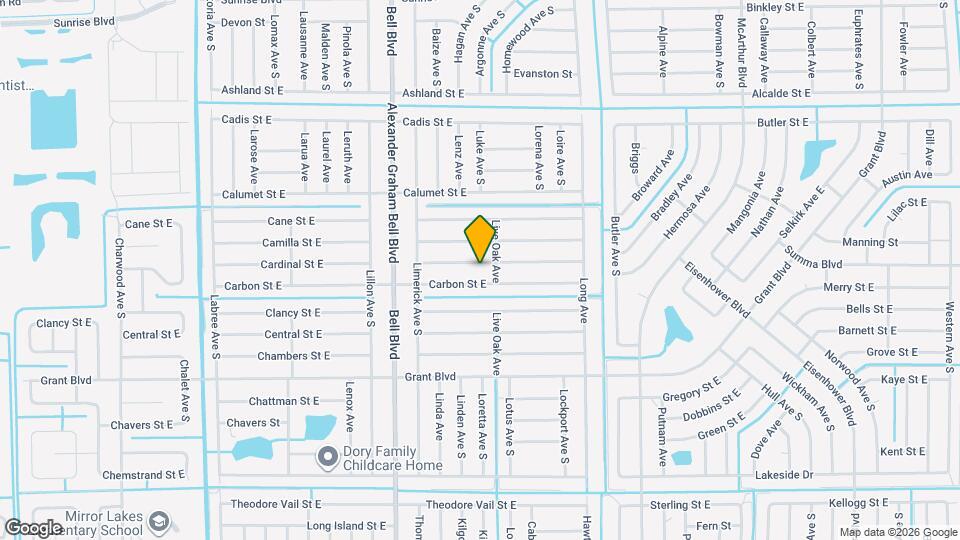 840 Carpenter St E Map and Location Details