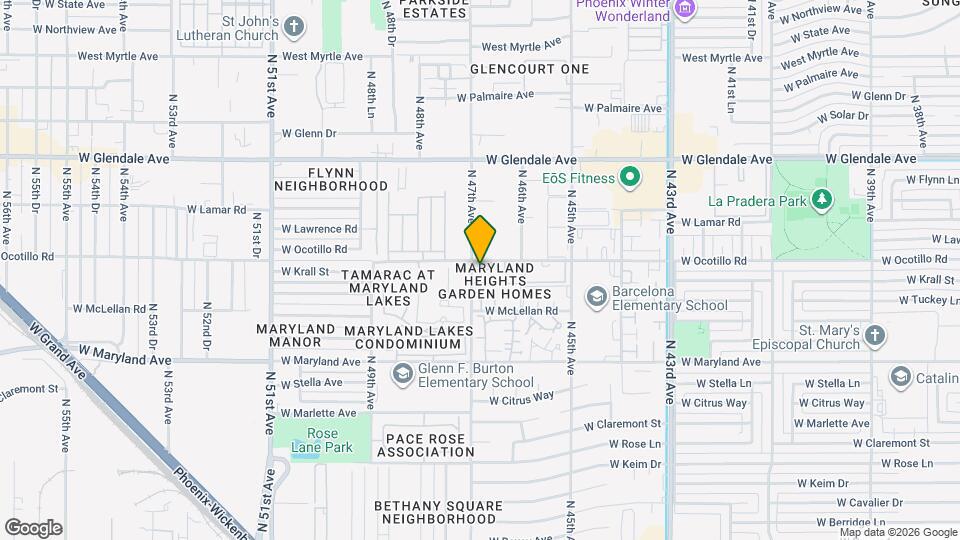 4662 W Krall St Map and Location Details