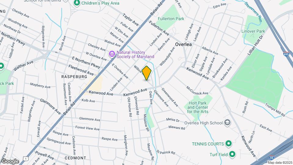 303 Willow Ave Map and Location Details