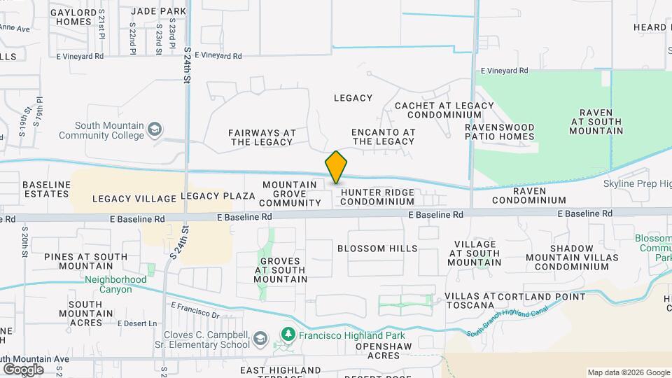 2813 E Dunbar Dr, Unit 2813 Mapa y Detalles de la Ubicación