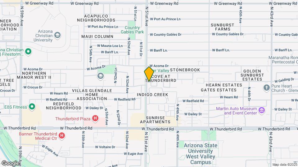 14240 N 50th Ln Map and Location Details