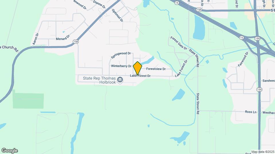 200 Lake Forest Dr Map and Location Details