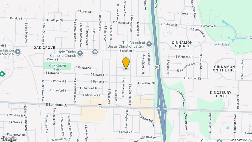 1528 S Catalina Ave Map and Location Details