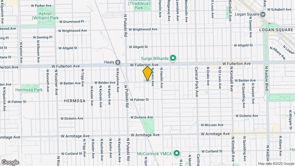 3851 W Belden Ave Map and Location Details