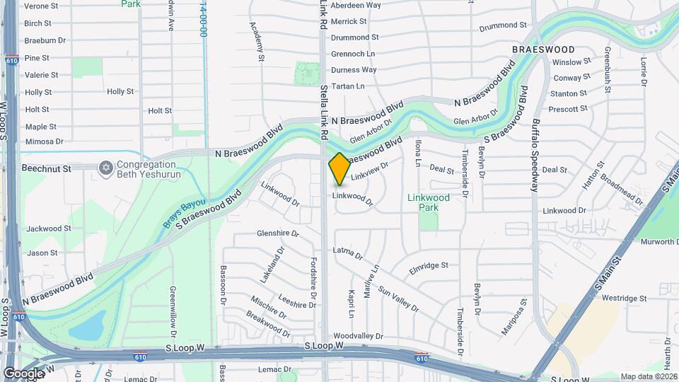 3830 Linkwood Dr Map and Location Details