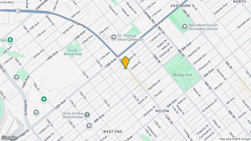 836 12th St Map and Location Details
