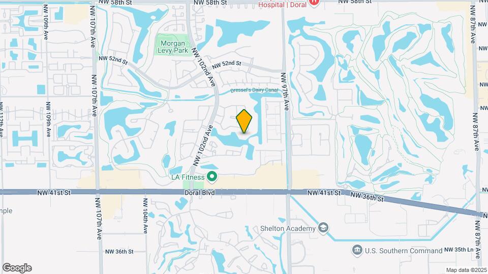 9870 NW 47th Terrace Map and Location Details