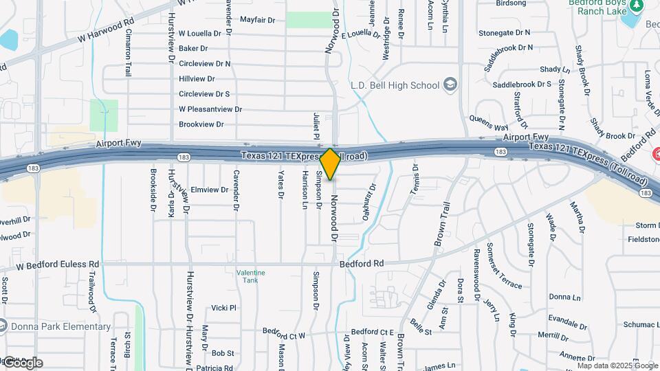 1417 Norwood Dr Map and Location Details