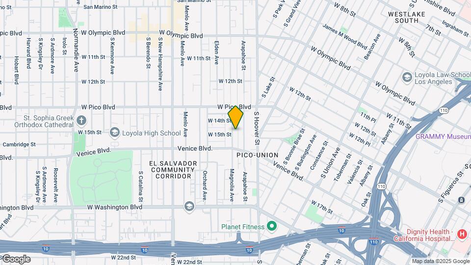 1428 Magnolia Ave Map and Location Details
