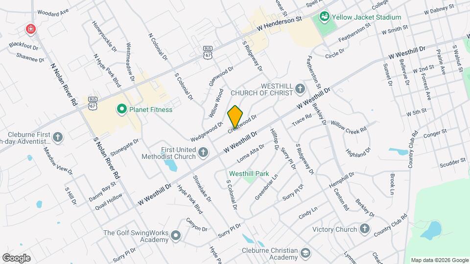 1225 Crestwood Dr Map and Location Details