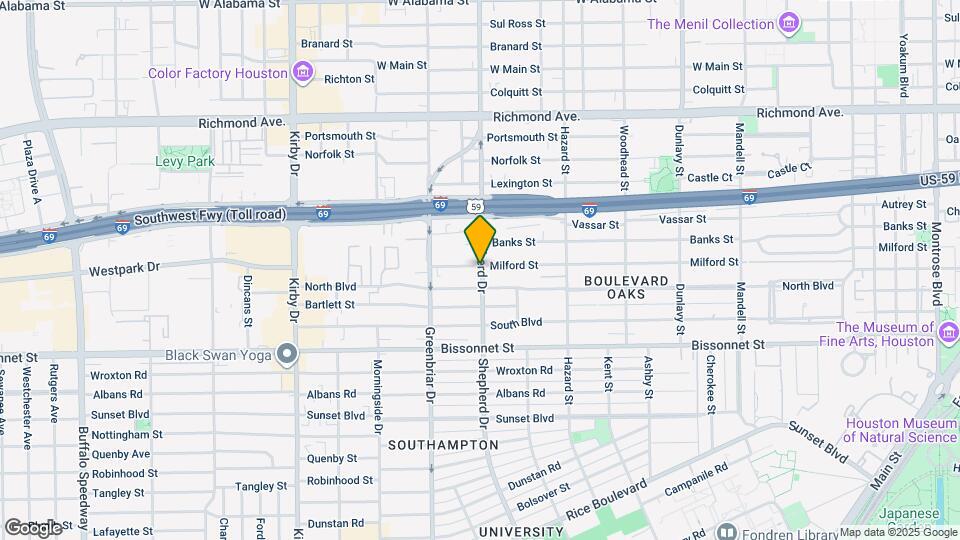 4904 S Shepherd Dr Map and Location Details