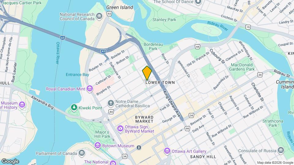 206 Guigues Ave. Map and Location Details