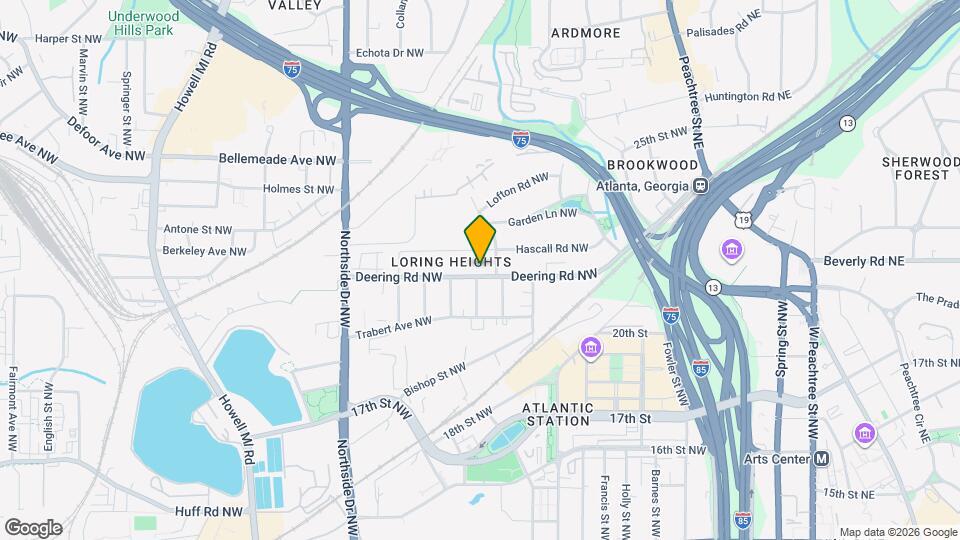 429 Deering Rd NW Map and Location Details
