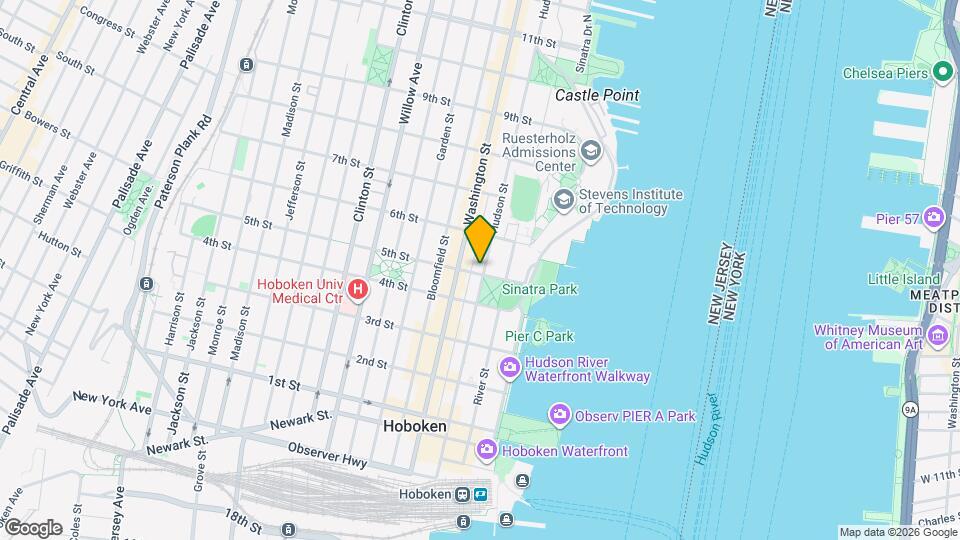 502 Hudson St Map and Location Details