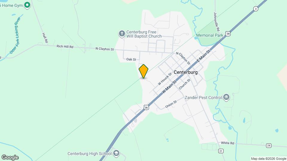 Centerburg Place Map and Location Details