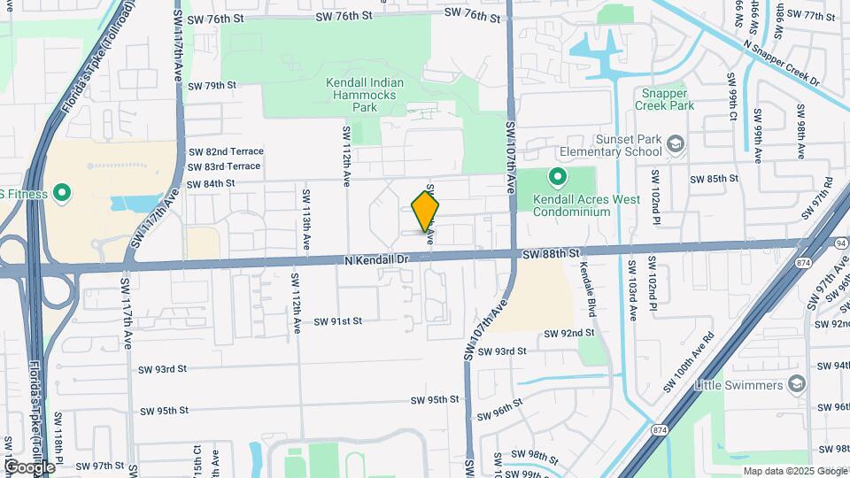 10901 N Kendall Dr Map and Location Details