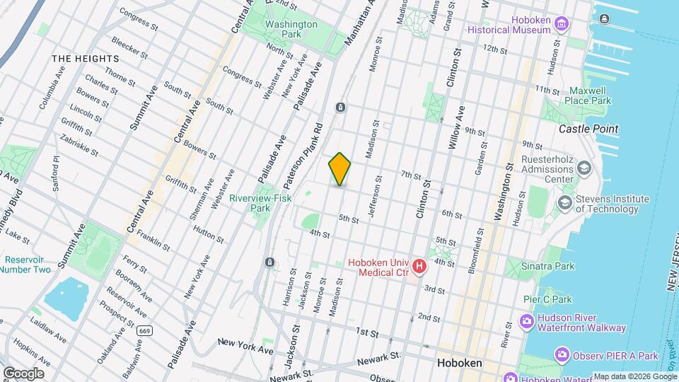 530 Monroe St Map and Location Details