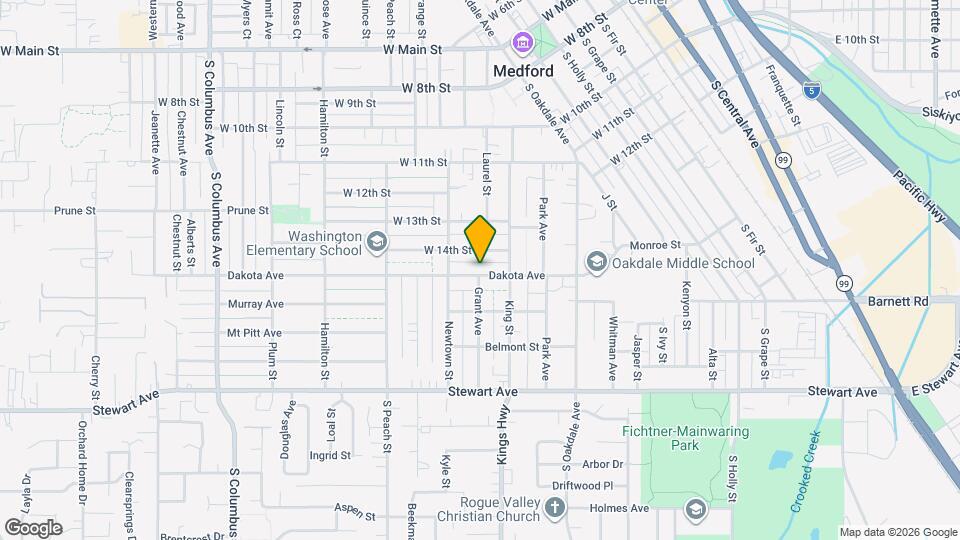 726 Dakota Ave Map and Location Details