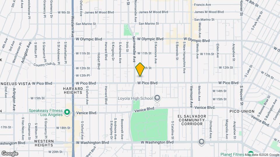 1243 S Mariposa Ave, Unit 26 Mapa y Detalles de la Ubicación