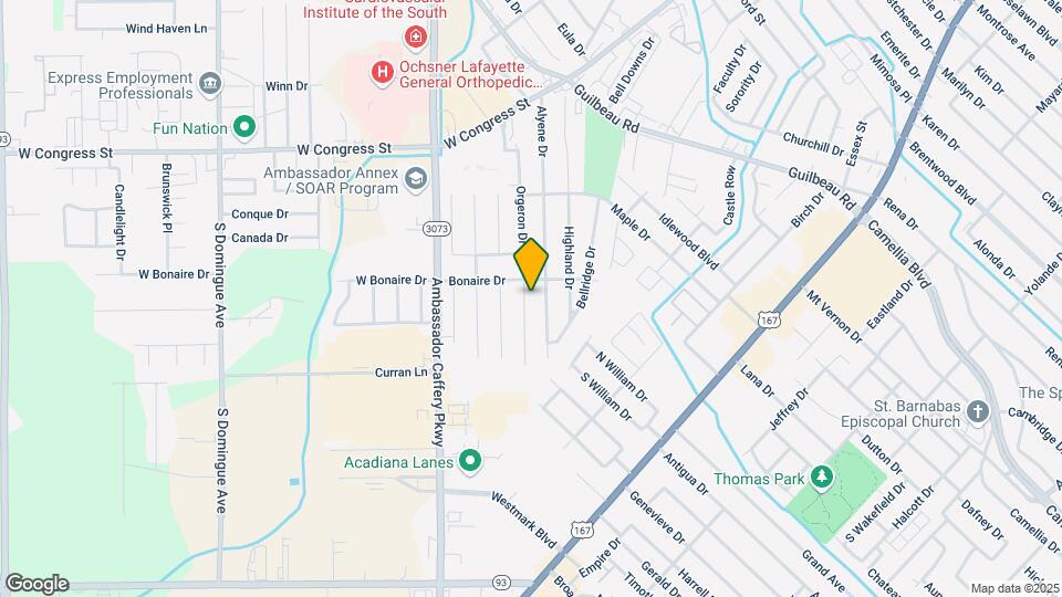 305 Orgeron Dr Map and Location Details
