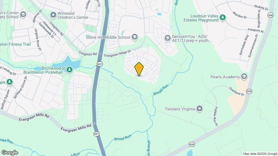 23603 Hopewell Manor Terrace Map and Location Details