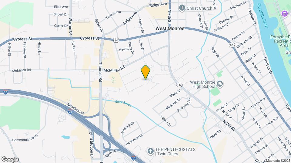 806 Crosley St Map and Location Details