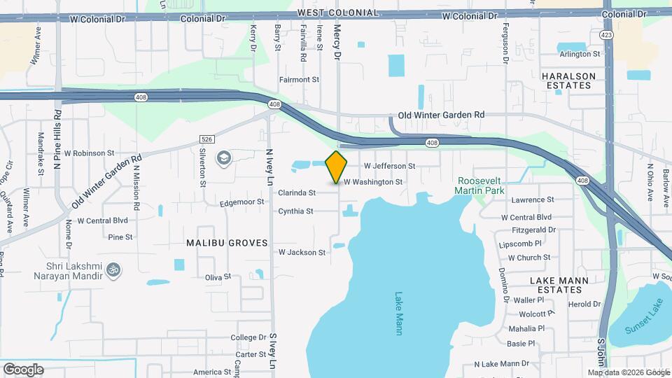 4203 Clarinda St Map and Location Details