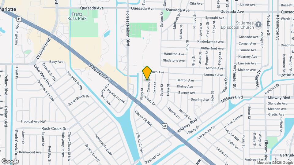 2073 Carnac St Map and Location Details