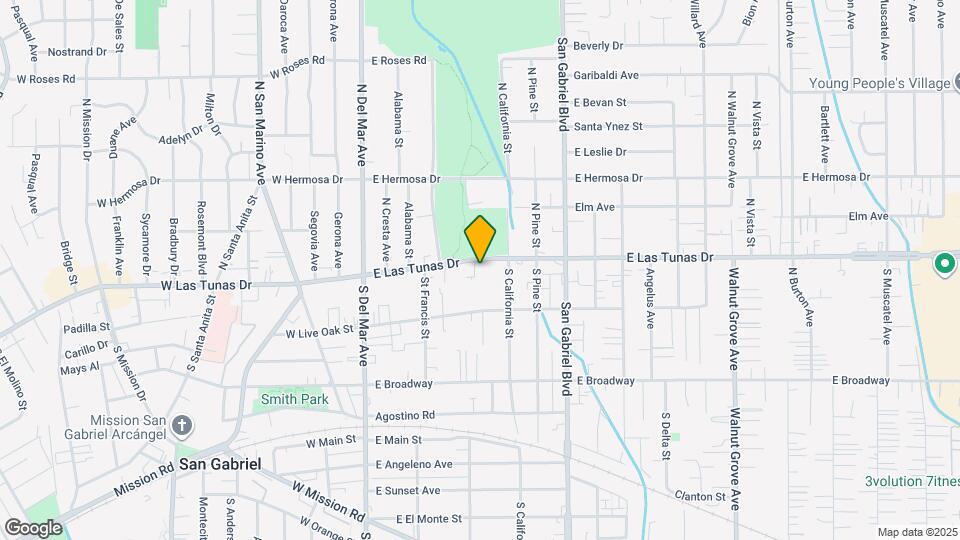 416-418 E Las Tunas Dr Mapa y Detalles de la Ubicación