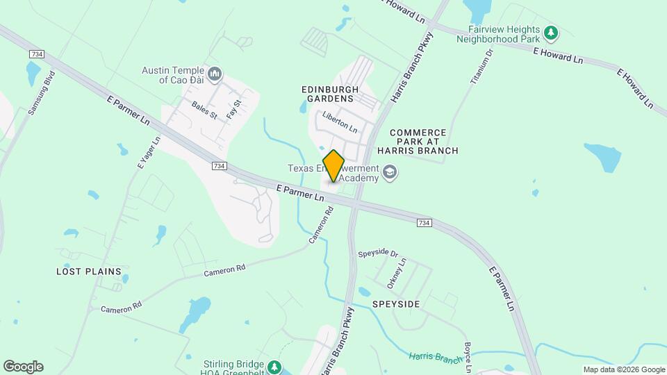 12305 Granton Cove Map and Location Details