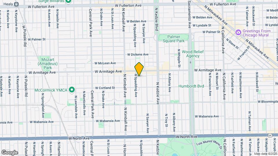 1937 N Spaulding Ave Map and Location Details
