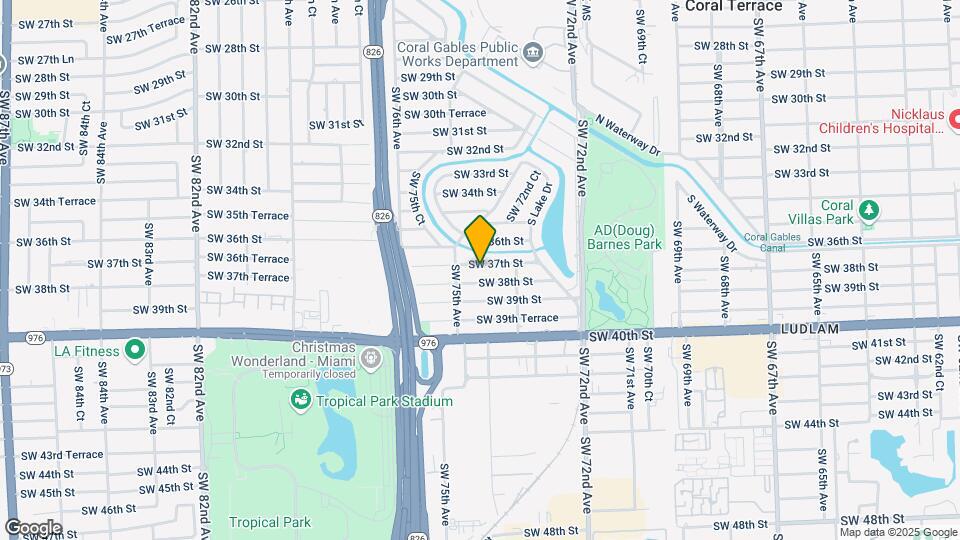 7410 SW 37th St Map and Location Details