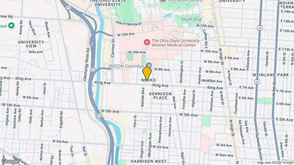 406 King Ave Mapa y Detalles de la Ubicación