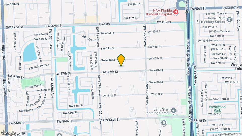 12401 SW 47th St Map and Location Details