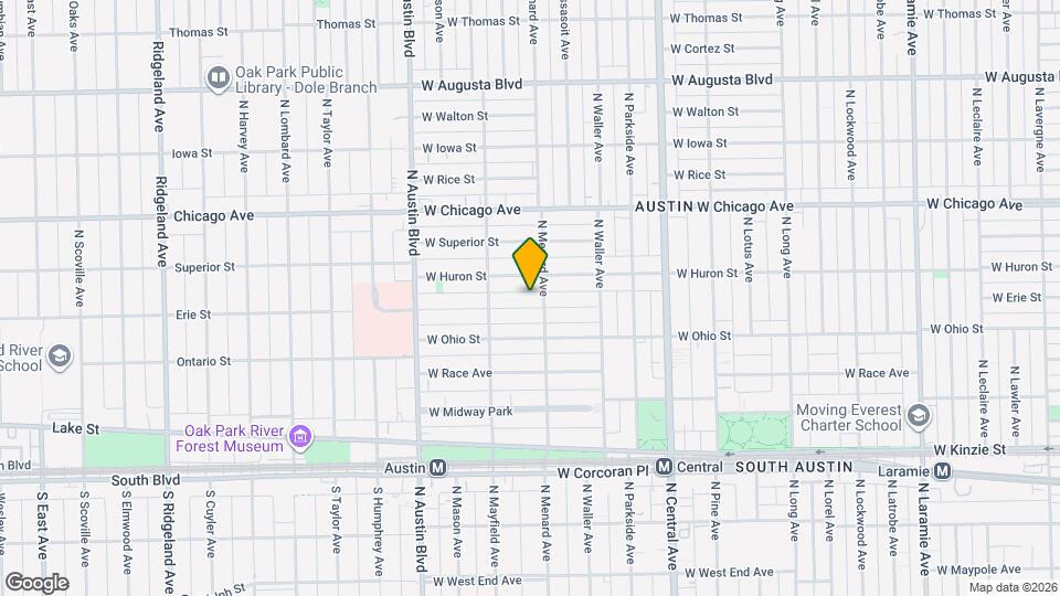 5810 W Erie St, Unit 1 Map and Location Details