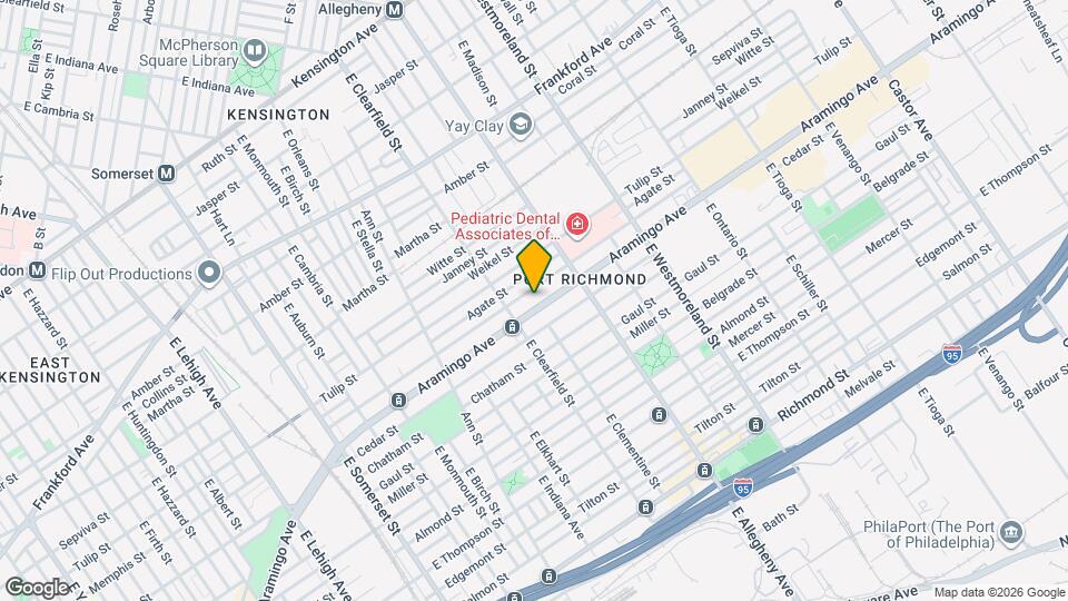 3136 Aramingo Ave Map and Location Details