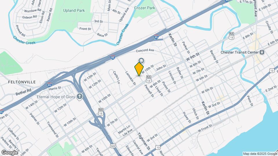 930 Pennell St Map and Location Details