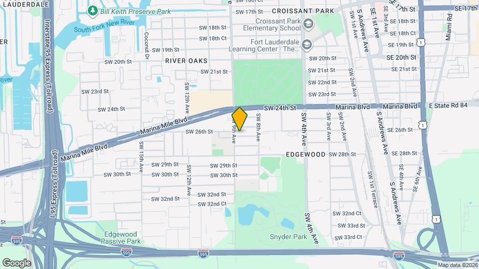 831 SW 26th Ct Map and Location Details