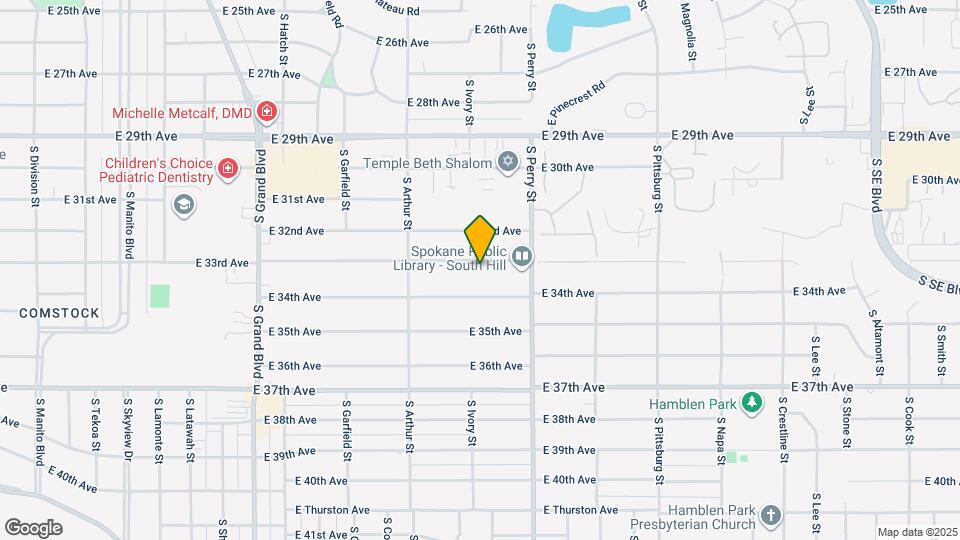 1218 E 33rd Ave Map and Location Details