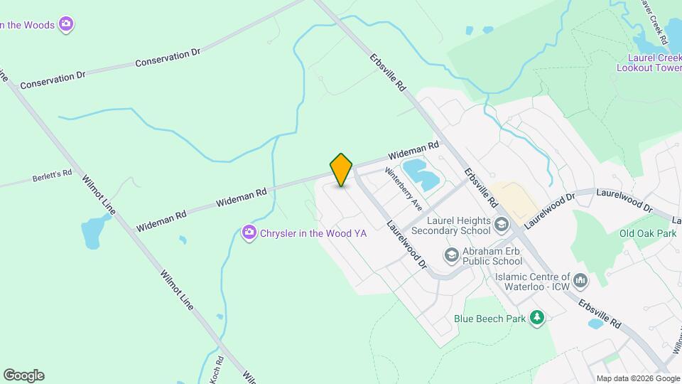 609 Woolgrass Ave Map and Location Details