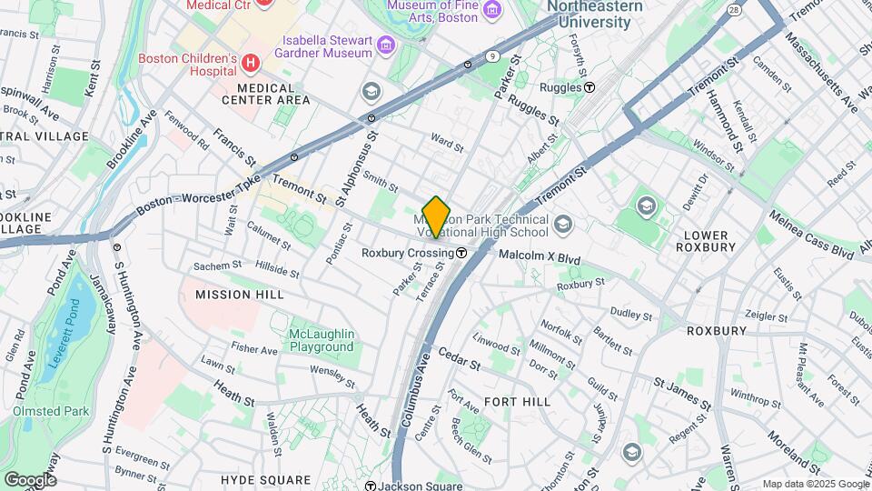 1440 Tremont St, Unit B3 Mapa y Detalles de la Ubicación