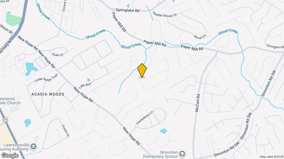 840 Paper Creek Dr SE Map and Location Details