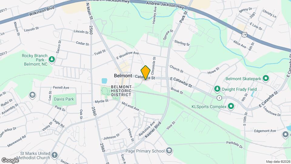 90 E Catawba St Map and Location Details