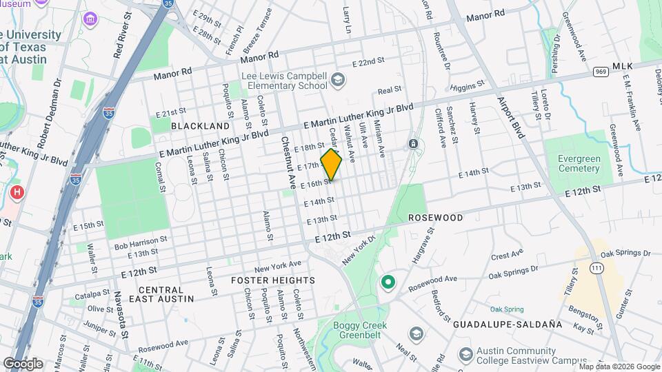 1409 Singleton Ave Map and Location Details