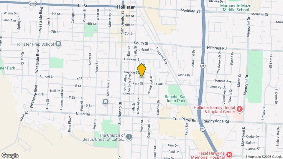 1034 Prune St, Unit unit B Map and Location Details