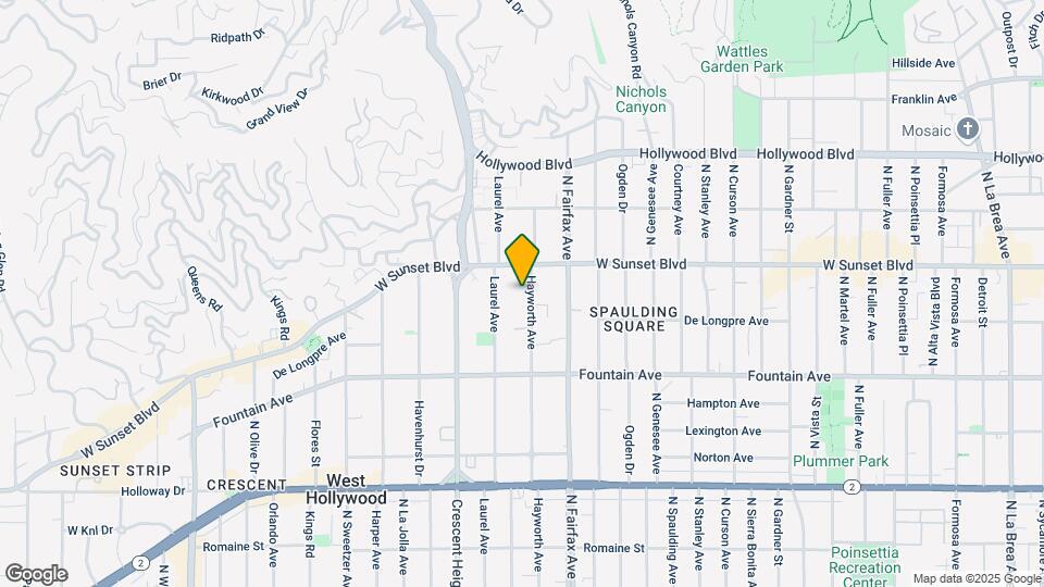 1443 Hayworth Ave Map and Location Details
