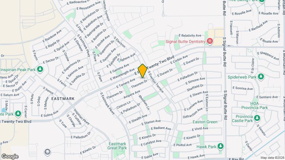 4614 S Euler Ln Map and Location Details