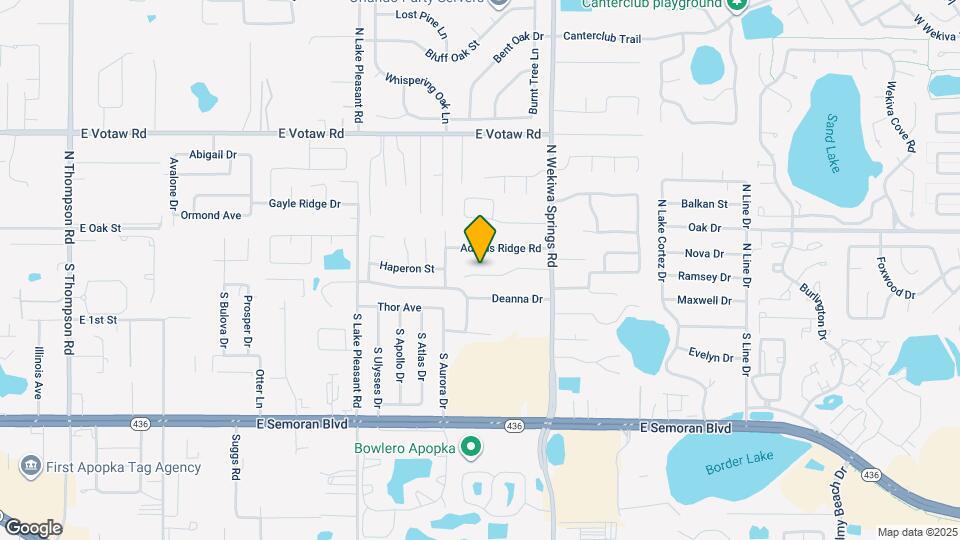 2025 Wekiva Reserve Blvd Map and Location Details