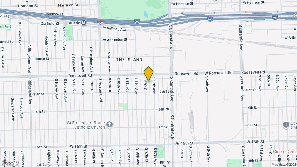 1223 S 57th Ct Map and Location Details