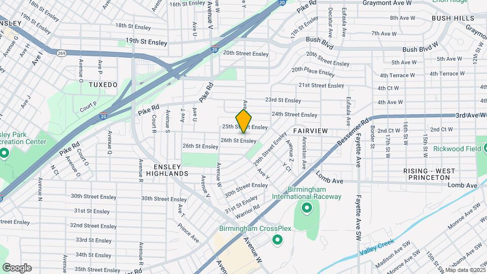 2520 Ave U Mapa y Detalles de la Ubicación
